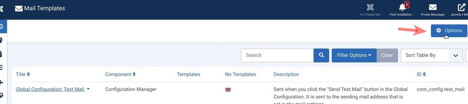 Joomla 4中自定義網(wǎng)站的電子郵件