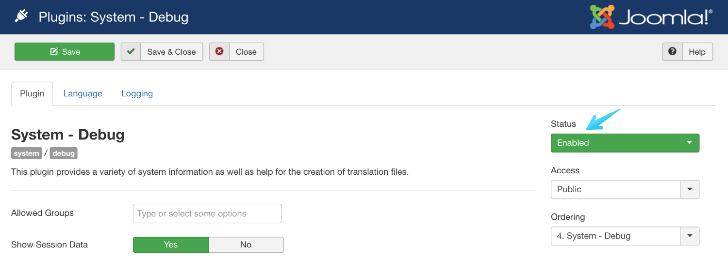 如何使用Joomla調試系統