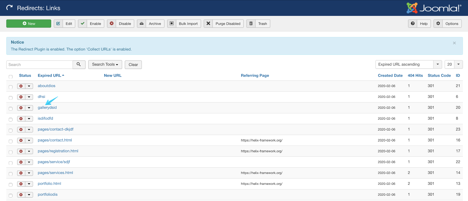 如何在Joomla上修復404鏈接