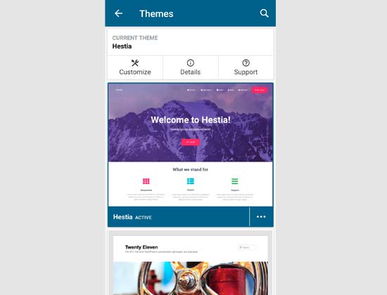 WordPress應用程序