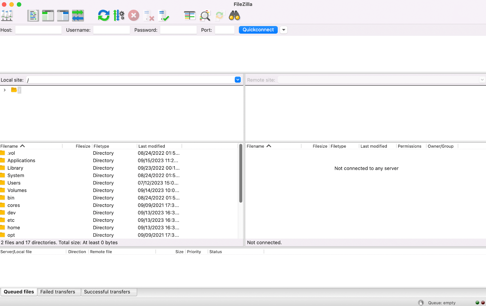 安裝軟件后，繼續打開它。您應該會看到類似于以下內容的內容：